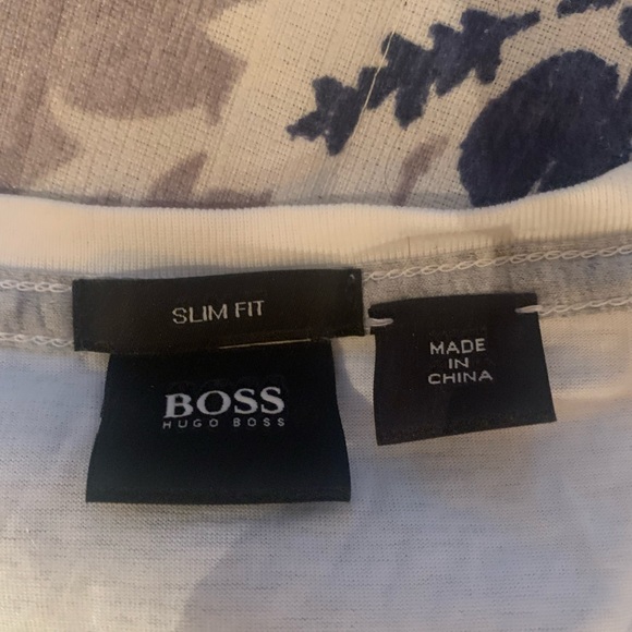 New Men’s Boss Tee White Size M. It’s comfortable and very stylish & slim fit. - Picture 2 of 10